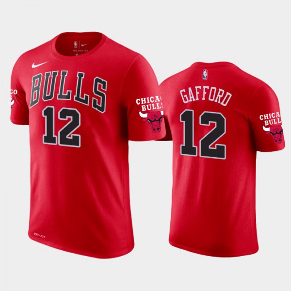 Daniel Gafford Chicago Bulls #12 Men's Icon 2019 NBA Draft T-Shirt - Red
